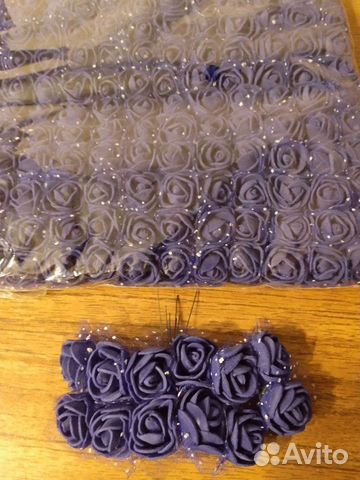 Розочки из фоамирана