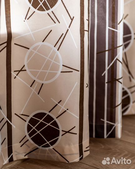 Комплект Шторы + тюль пинар 480x270 вуаль 300x270