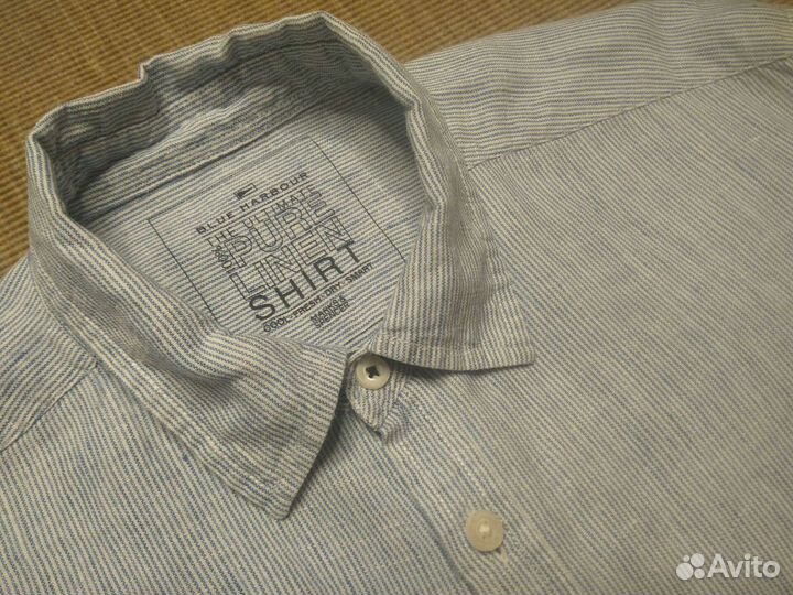 Льняная рубашка Blue Harbour Ultimate Medium