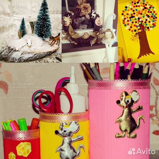 Поделки, стен.газеты для конкурсов в школу, сад