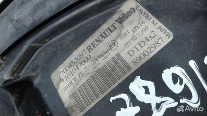 Фара 7700432097 Renault Scenic (1996-2002)