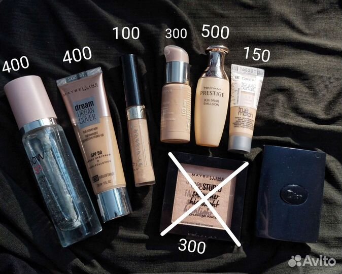 Косметика: тональные кремы и помады