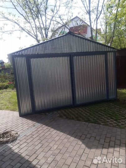 Гараж металлический хозблок пенал