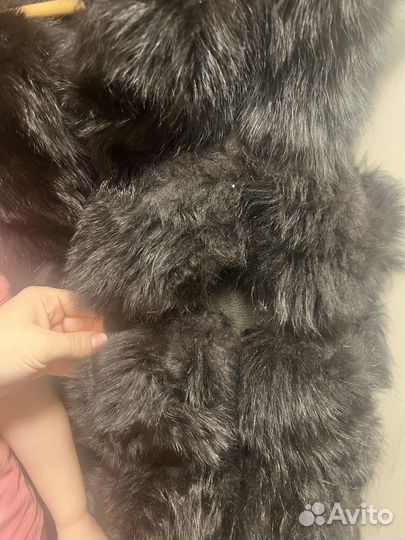 Меховая жилетка из песца 40-42