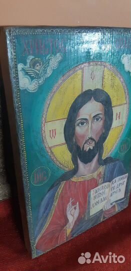 Икона Господь Вседержитель.Живопись