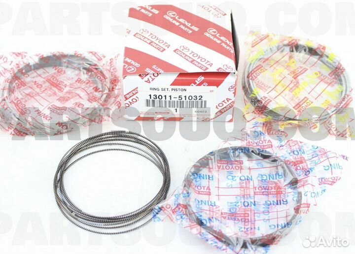 Toyota/Lexus 1VD-FTV колца поршневые 2015+