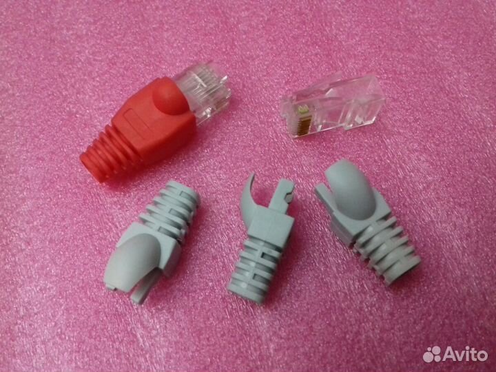 Разъём компьютерный 8P8C (RJ-45) с колпачком