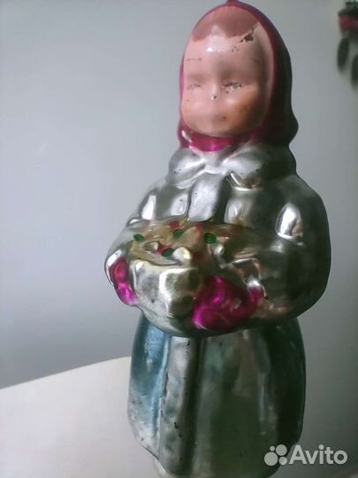 Елочные игрушки СССР на прищепке Даренка