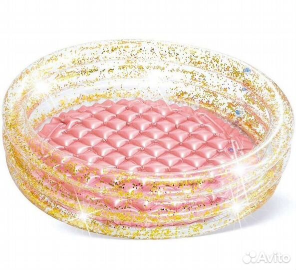 Бассейн Intex glitter надувной