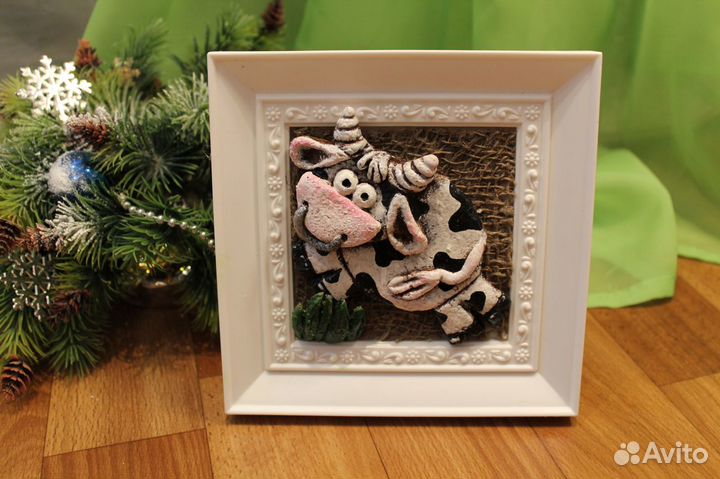 Бычок в рамочке