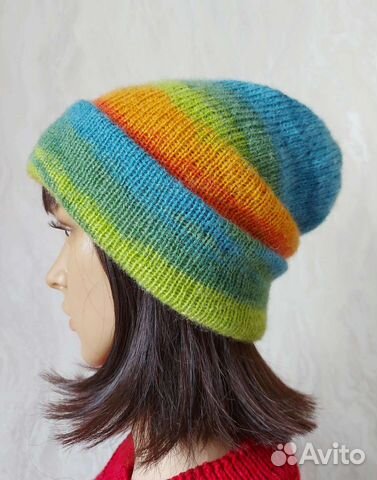 Шапки вязаные, ручная работа