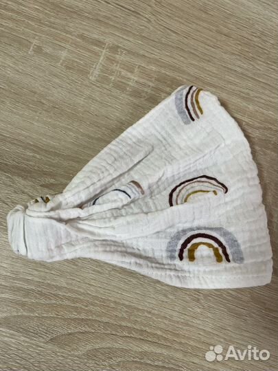 Косынка из муслина на малышку