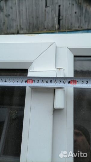 Дверь пластиковая пвх входная бу стекло