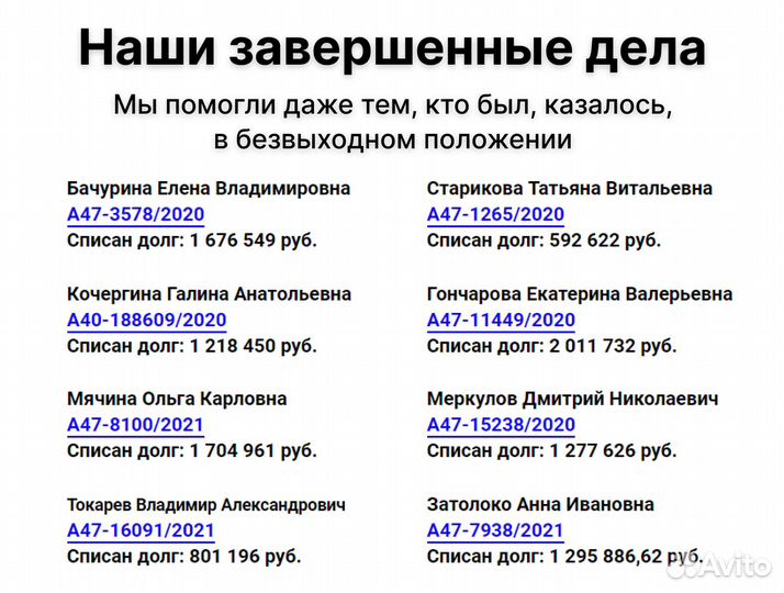 Банкротство физических лиц за 3 дня