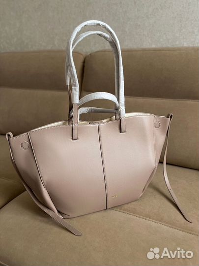 Сумка polene cyme Пудровая