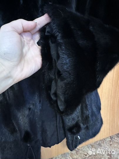 Шуба норковая с капюшоном 42 44