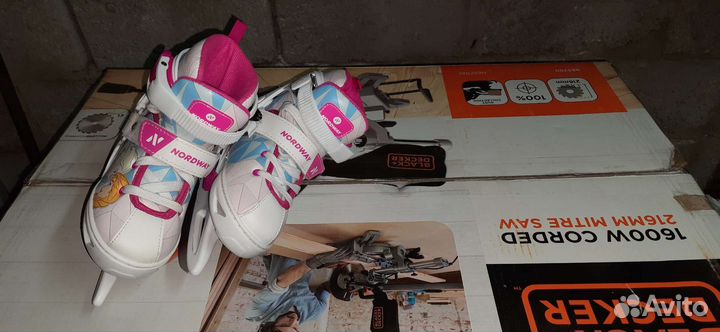 Коньки ледовые для девочки