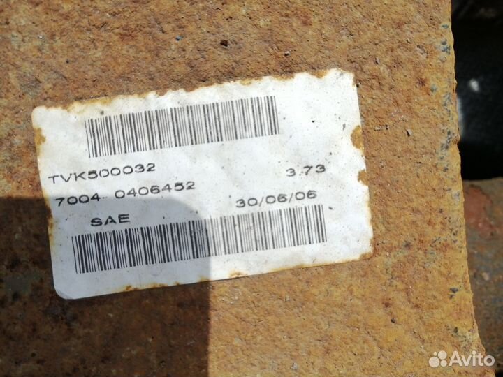 Редуктор задний 3.73 TVK500032 ленд ровер