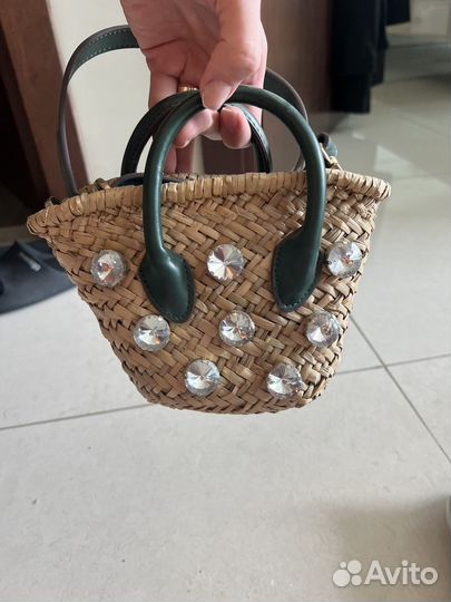 Мини сумка корзинка