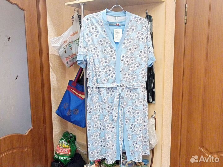 Халат и сорочка, женские 100 х/б