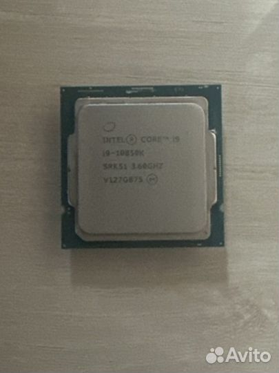 Процессор i9 10850k бу