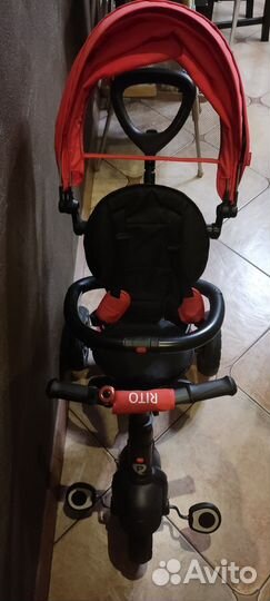 Складной трехколесный велосипед