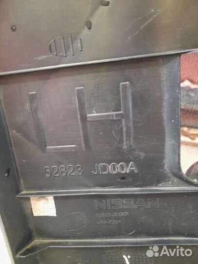 Дефлектор радиатора на Nissan Qashai J10