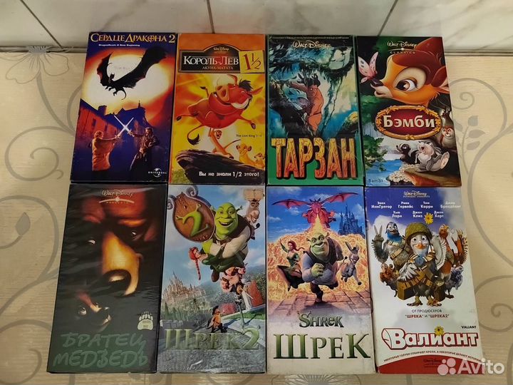 Мультики от еа / октябрь 2023 / видеокассеты / VHS