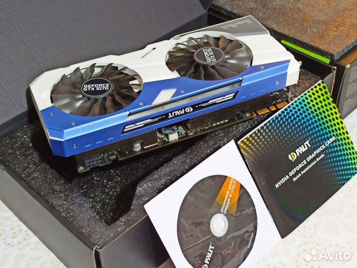 Видеокарта GTX 1070 8 GB