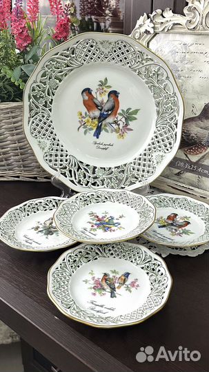 Тарелки с птицами Schumann