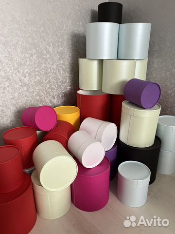 Коробка шляпная подарочная для цветов