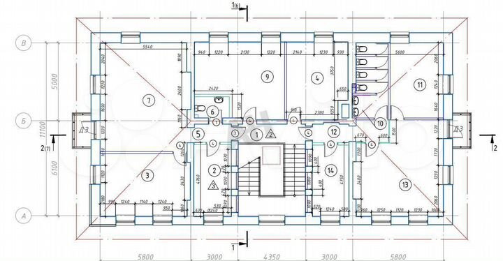 Аренда офиса 500 м2 м. Первомайская в вао