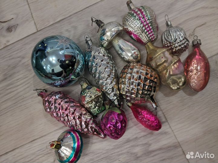 Елочные игрушки СССР лот