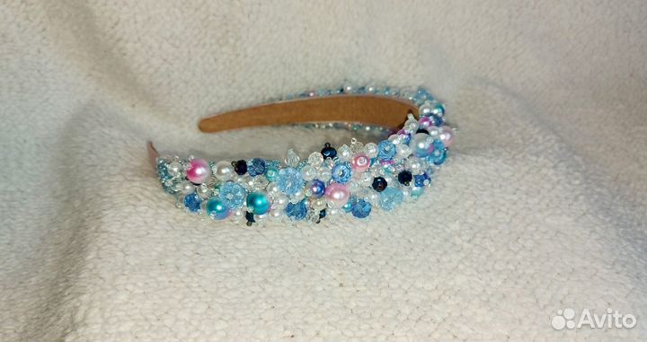 Ободок для волос ручной работы