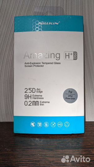 Защитное стекло iPhone 12 mini. Nillkin