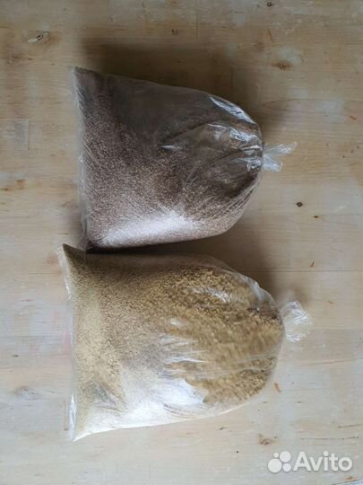 Жмых семян льна светлого и темного