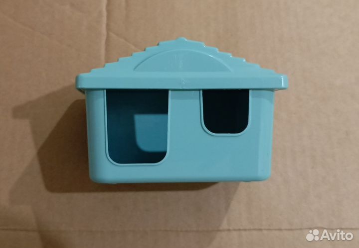 Беговое колесо, мисочка, домик для хомяка