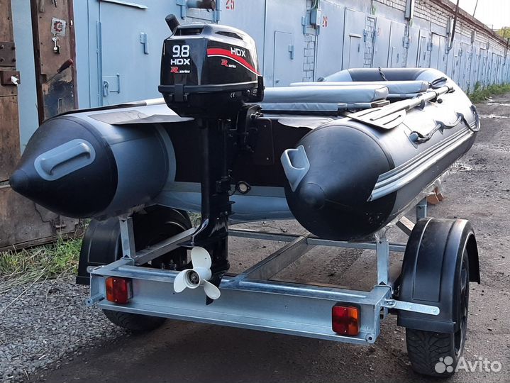 Лодочный мотор HDX 9.8 2х тактный