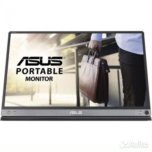 Монитор Asus 15.6 Portable MB16ACM темно-серый IPS