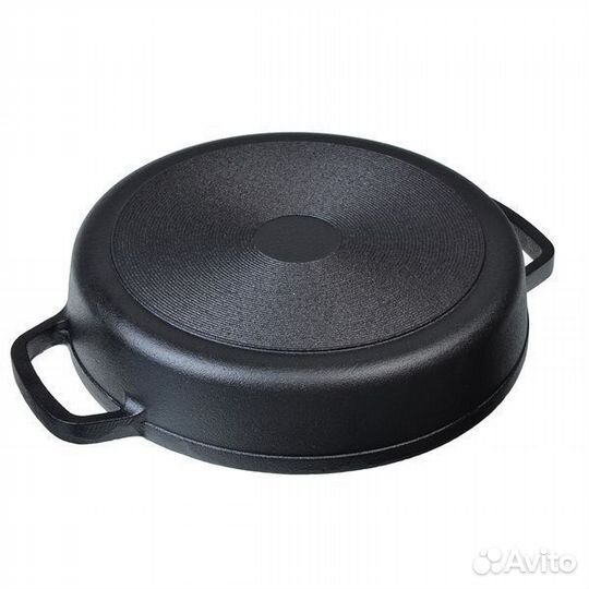 Сковорода-жаровня чугунная, 24 см