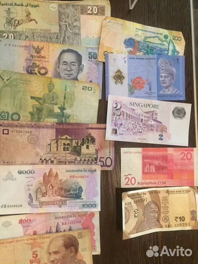 Банкноты разных стран