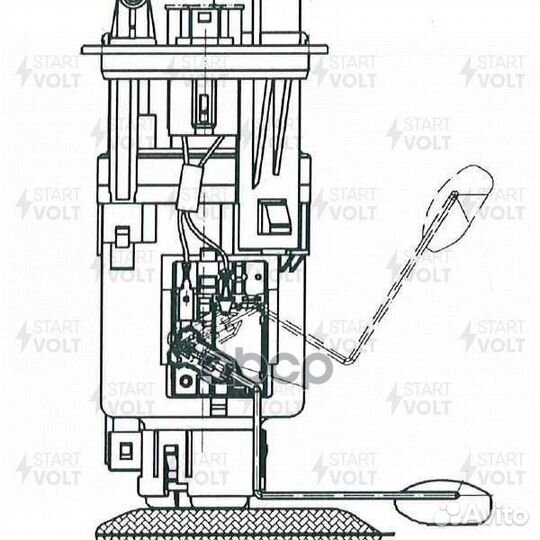 Модуль топливного насоса для А/М hyundai matrix