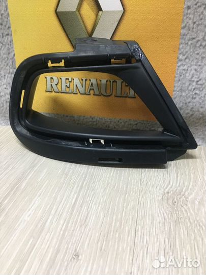 Оправа накладка птф туманки Renault duster Прав