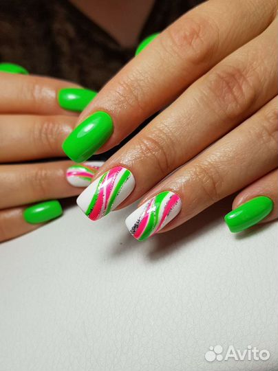 Маникюр, педикюр, наращивание с выездом на дом