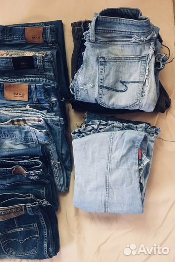 Джинсы б/у для рукоделия