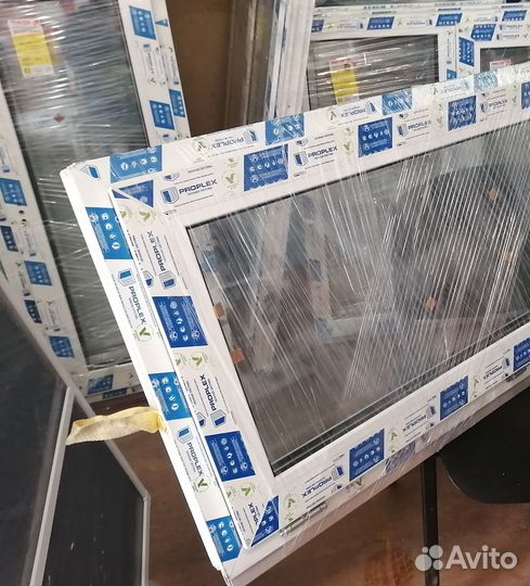 Окна пластиковые 1297х1400 мм