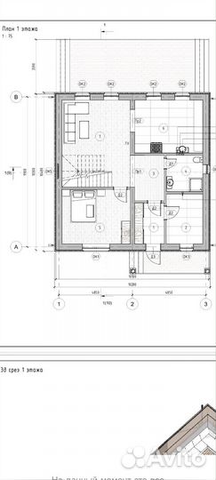 Готовый проект дома из сибита 158м2