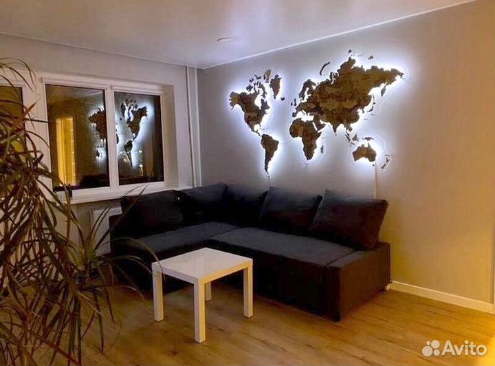 Карта России с подсветкой