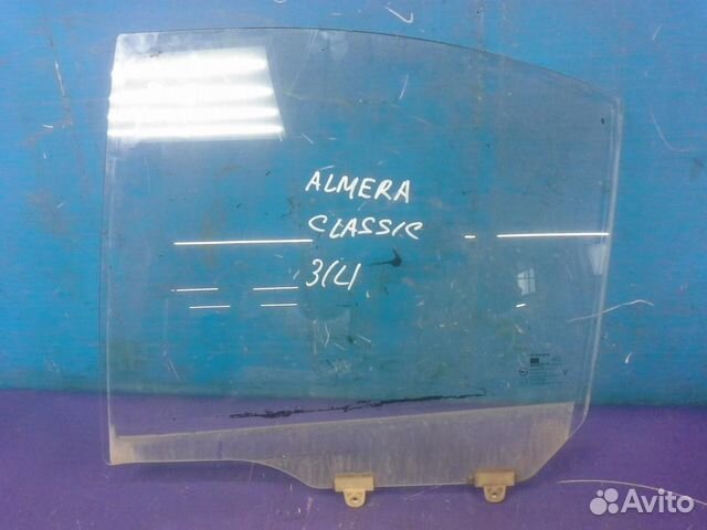 Стекло двери задней левой Nissan Almera Classic (B