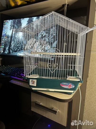 Клетка для попугая бу